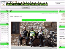 Tablet Screenshot of ciclistas.arasdelosolmos.com